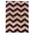 Microfiber Shagy Flooring Rug with design